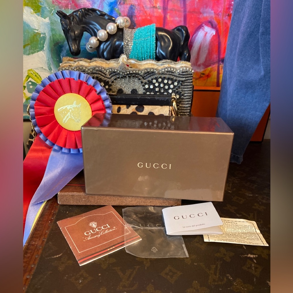 Rare GUCCi Accessory Box Paperwork FAB Lux Organizational piece Be creative 💖🥰💖 - Picture 3 of 3